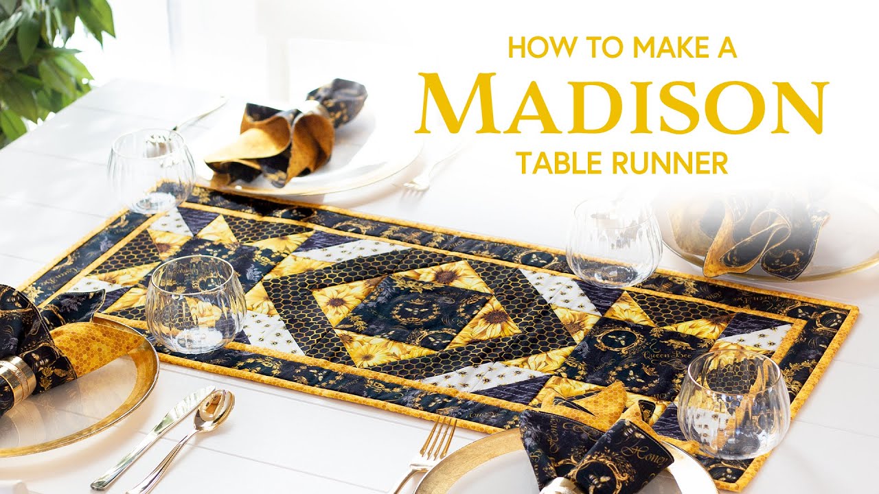 How to Make a Madison Table Runner | a Shabby Fabrics Tutorial