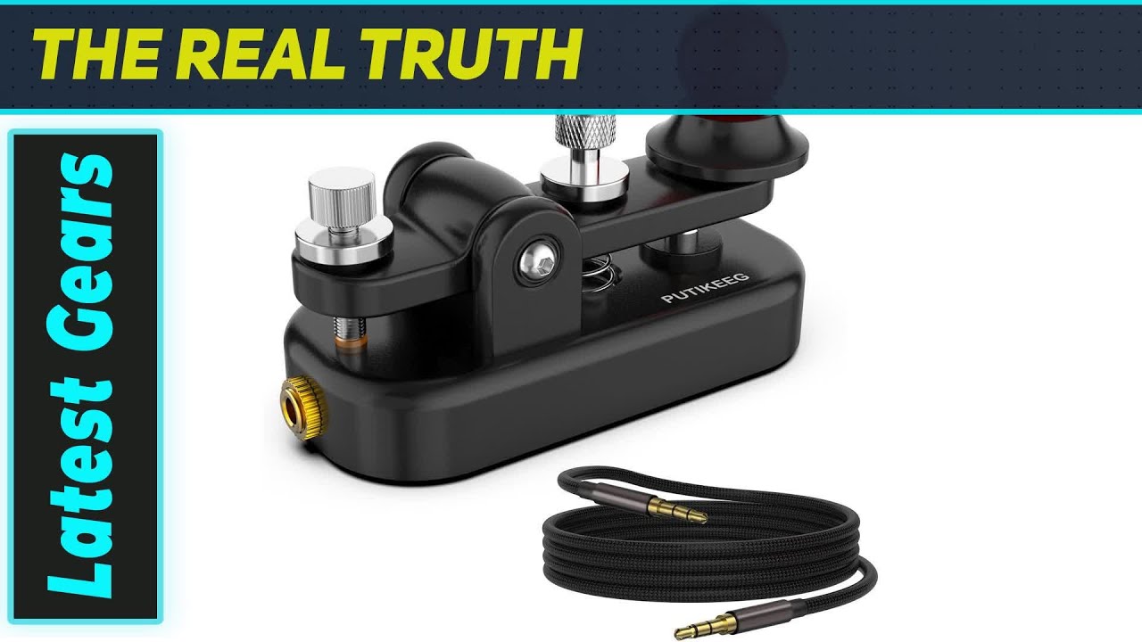 `The Best Mini Morse Radio Key for HAM CW: Double Paddle Precision