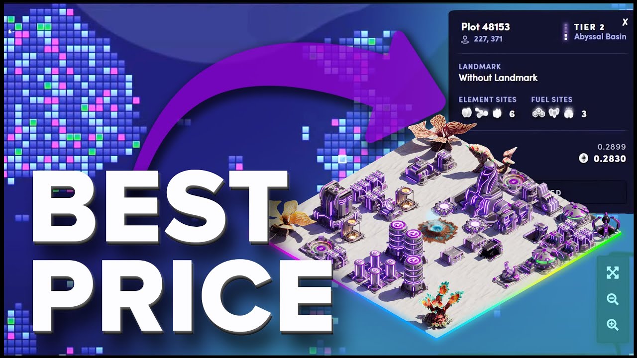 I found the best price to buy Illuvium Land in the Dutch Auction