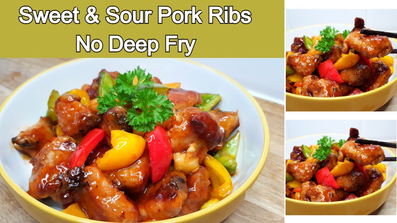 無炸甜酸骨 Sweet & Sour Pork Ribs (No deep fry)