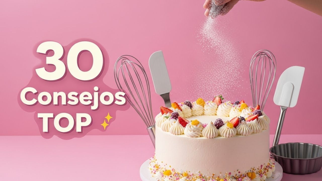🍰 30 Consejos de Repostería que Todo Panadero Debe Saber