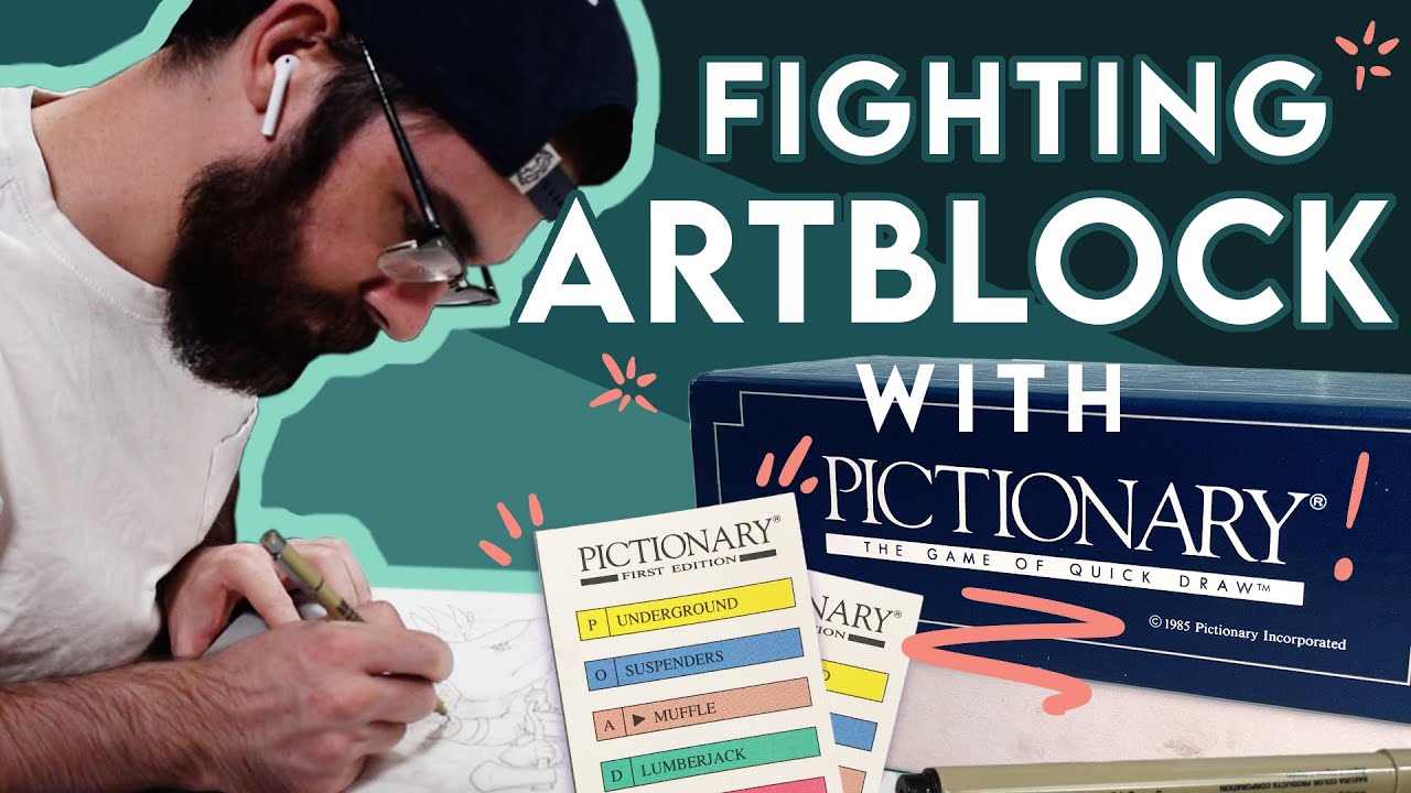Fighting Artblock with Pictionary! | Creating an Illustration from 5 Random Prompts
