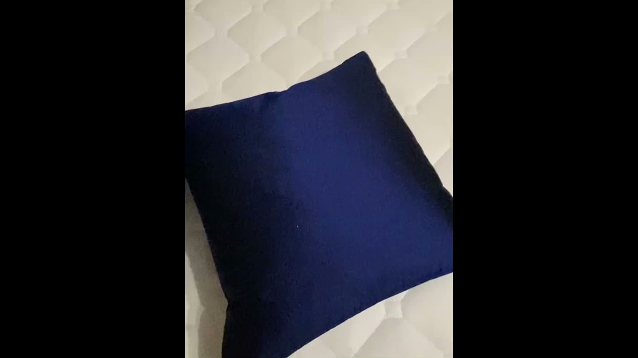 Midnight blue silk cushion covers made to order #custom #interior #bed #silk #cushion #cushioncover