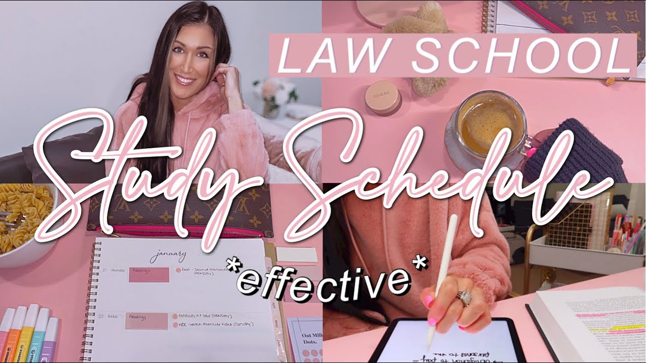 FIRST WEEK OF *online* CLASSES + MY *effective* WEEKLY STUDY PLAN | LAW SCHOOL VLOG 4K