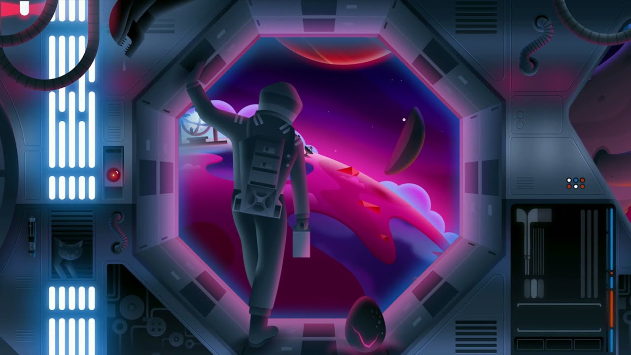 Roku screensaver: Space