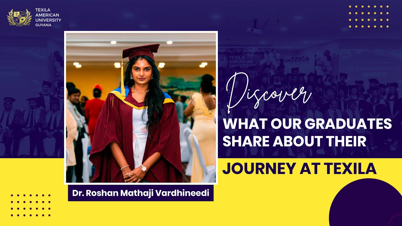 🎓 Dr. Roshan Mathaji Vardhineedi (India) | MD Graduation at Texila American University