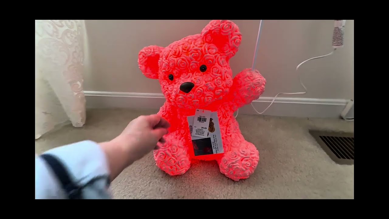 Unboxing The Cracker Barrel Valentine’s Bear Blow Mold W/ Balloon!