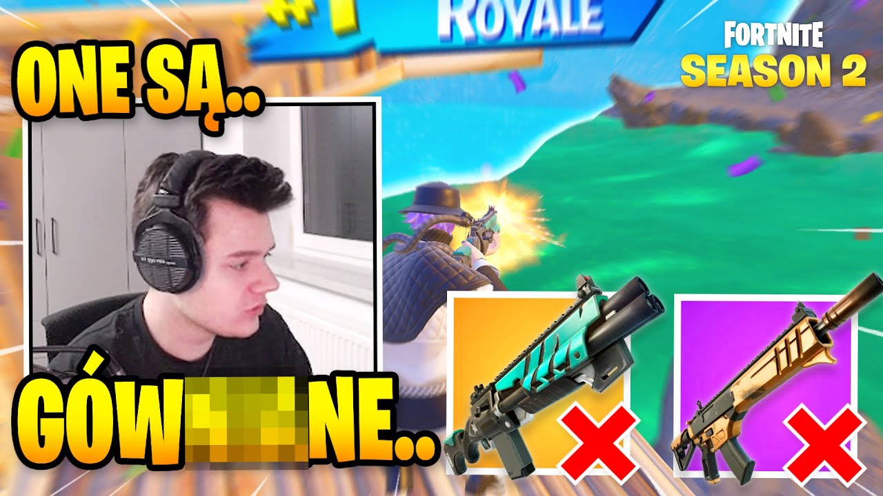😱 KAMI PIERWSZY RAZ GRA *NOWYMI* BRONIAMI W SEZONIE 2 FORTNITE! ~ KULARZ SZOTY