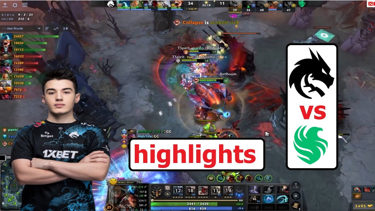 Collapse Primal Beast Gameplay &mdash; 9 Kills 21 Assists | Dota 2 Pro Highlights