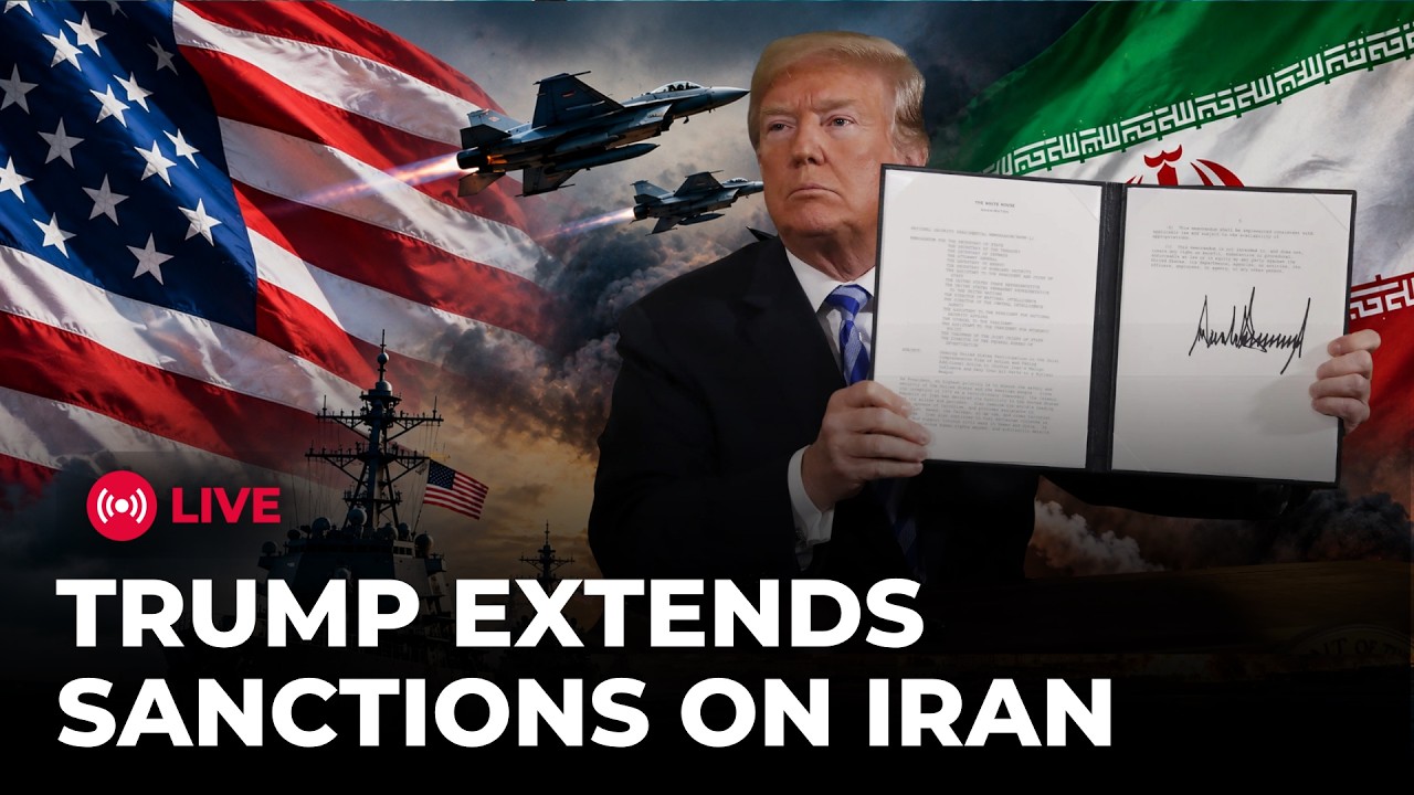 US IRAN WAR LIVE | Trump Signs New Iran Sanctions Law | Tehran Targeted Till 2031