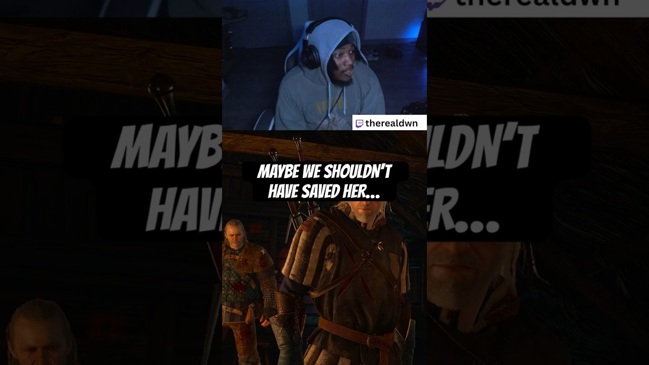 GERALT finally found his LOVER in THE WITCHER 3 #shorts #thewitcher3 #thewitcher3gameplay
