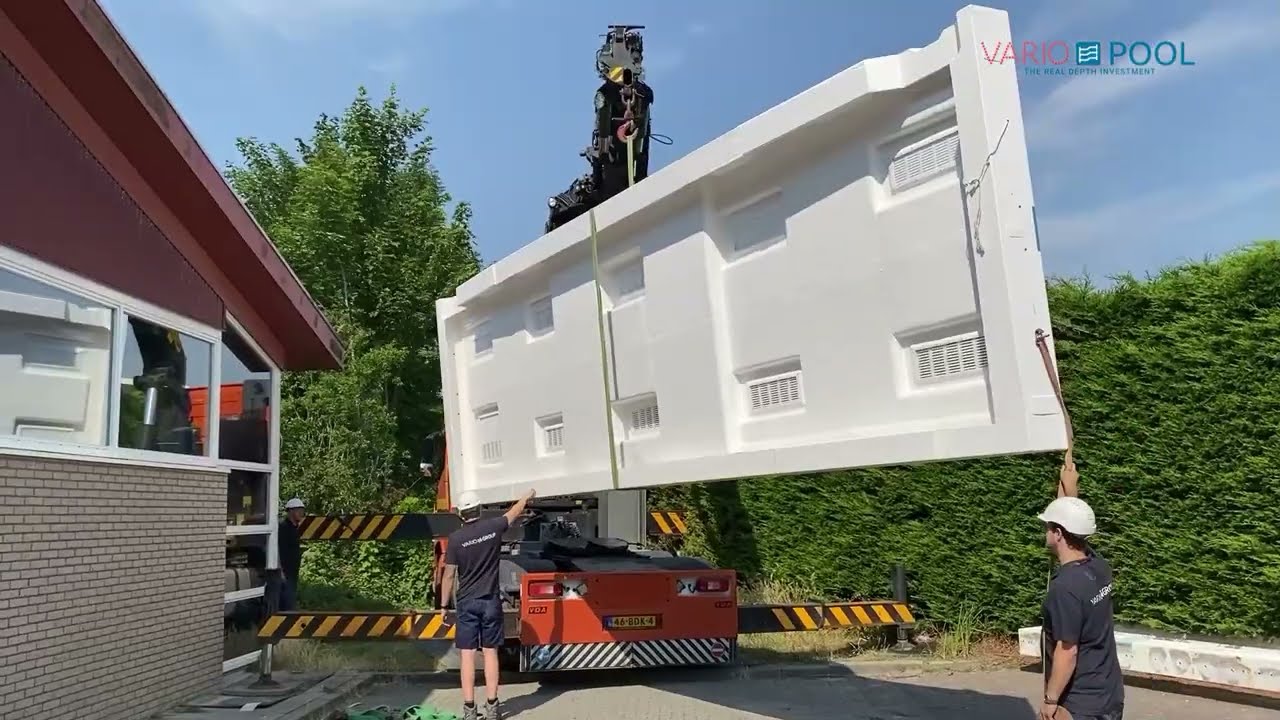 Movable swimming pool floor replacement in 30 seconds!