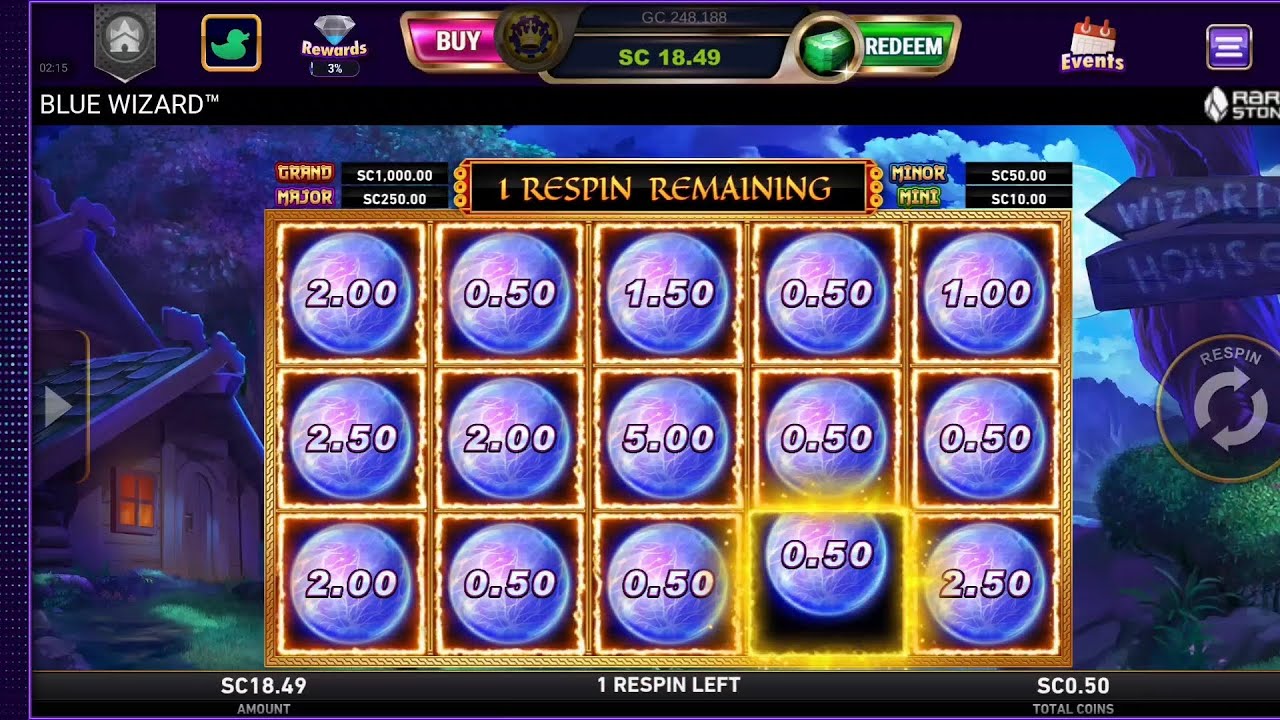 BLUE WIZARD JACKPOT?🤞🍀🤞