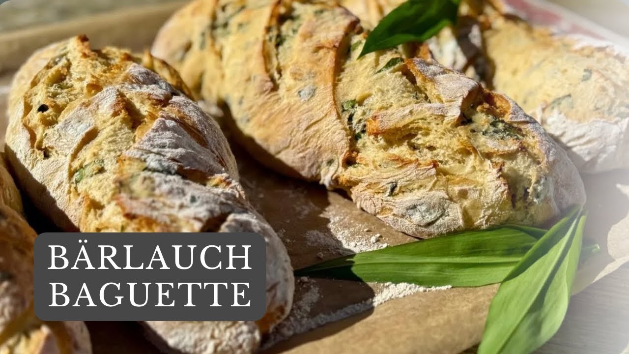 Bärlauch Baguette gelingsicher backen
