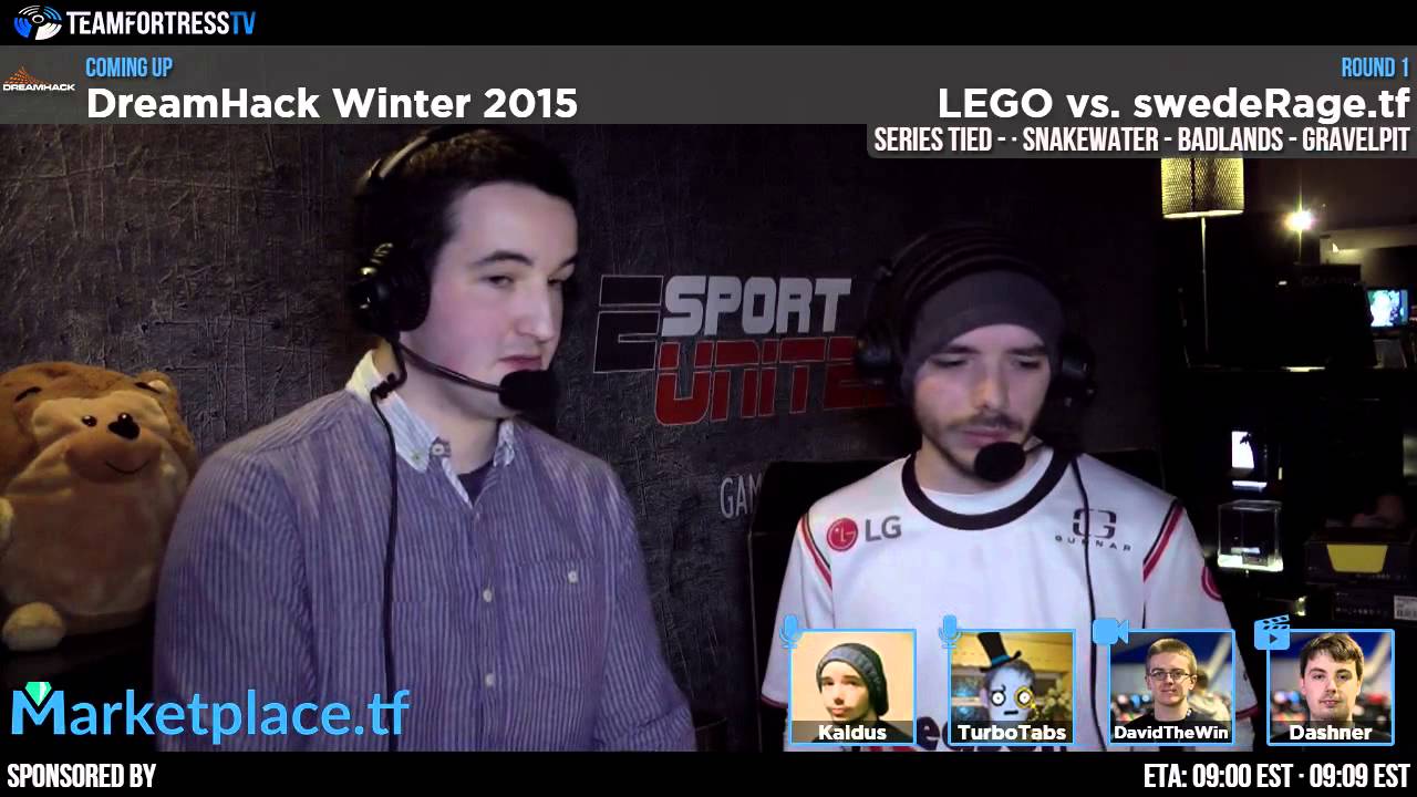 Dreamhack Winter 2015 WBR1: LEGO vs. swedeRage*Essentials.tf*tf2pickup.net