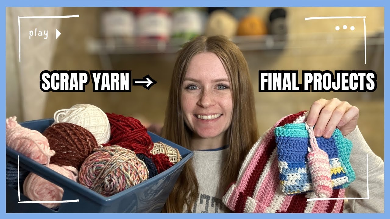 I Let the Wheel Pick my Crochet Scrap Yarn Projects | Episode 2