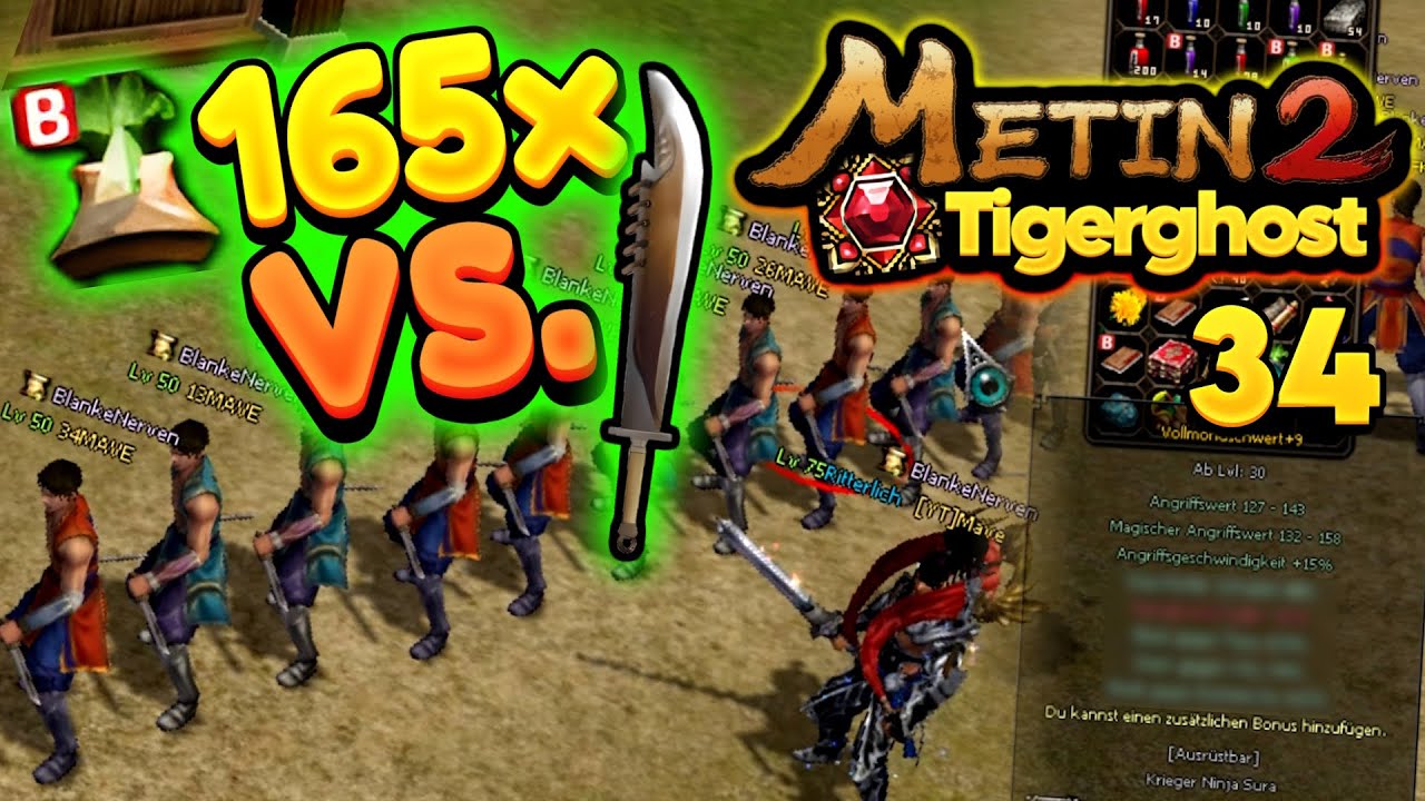 Metin2 Tigerghost [34] - 165x Switcher vs. VMS & 55x Chars lvln & Spenden-Gilde fertig!