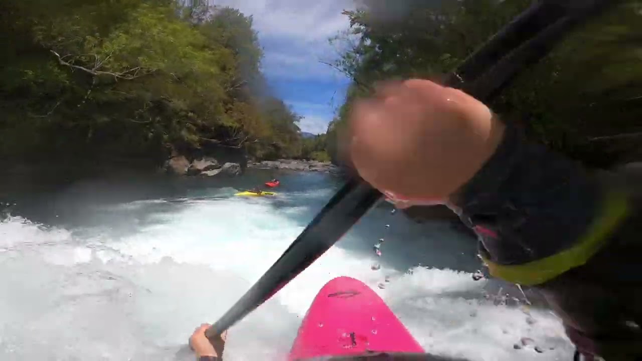 Rio Negro in Hornopiren, Chile whitewater kayaking 2023