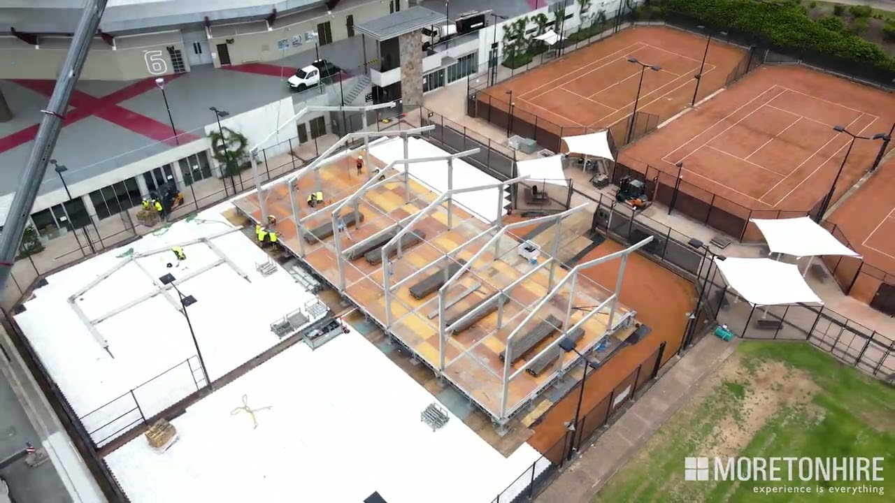 Moreton Hire - Two Storey Marquee for United Cup