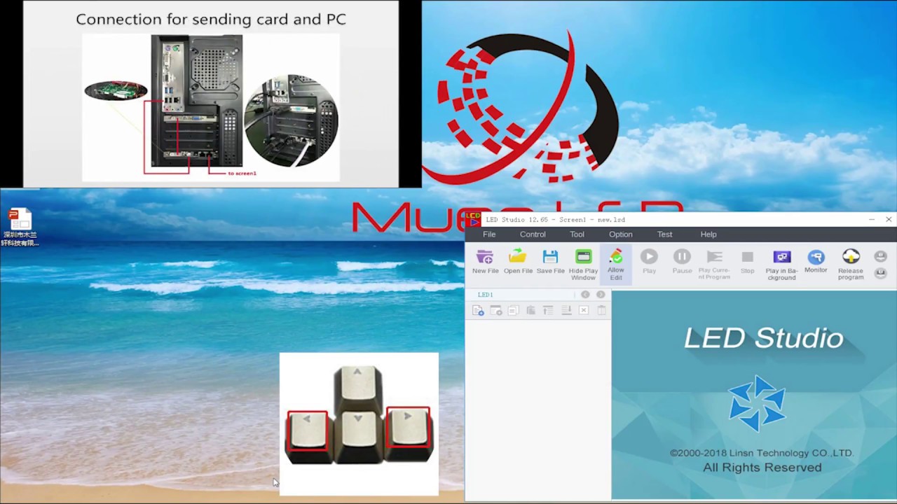 Lesson 3 ： Led Studio Play PPT file