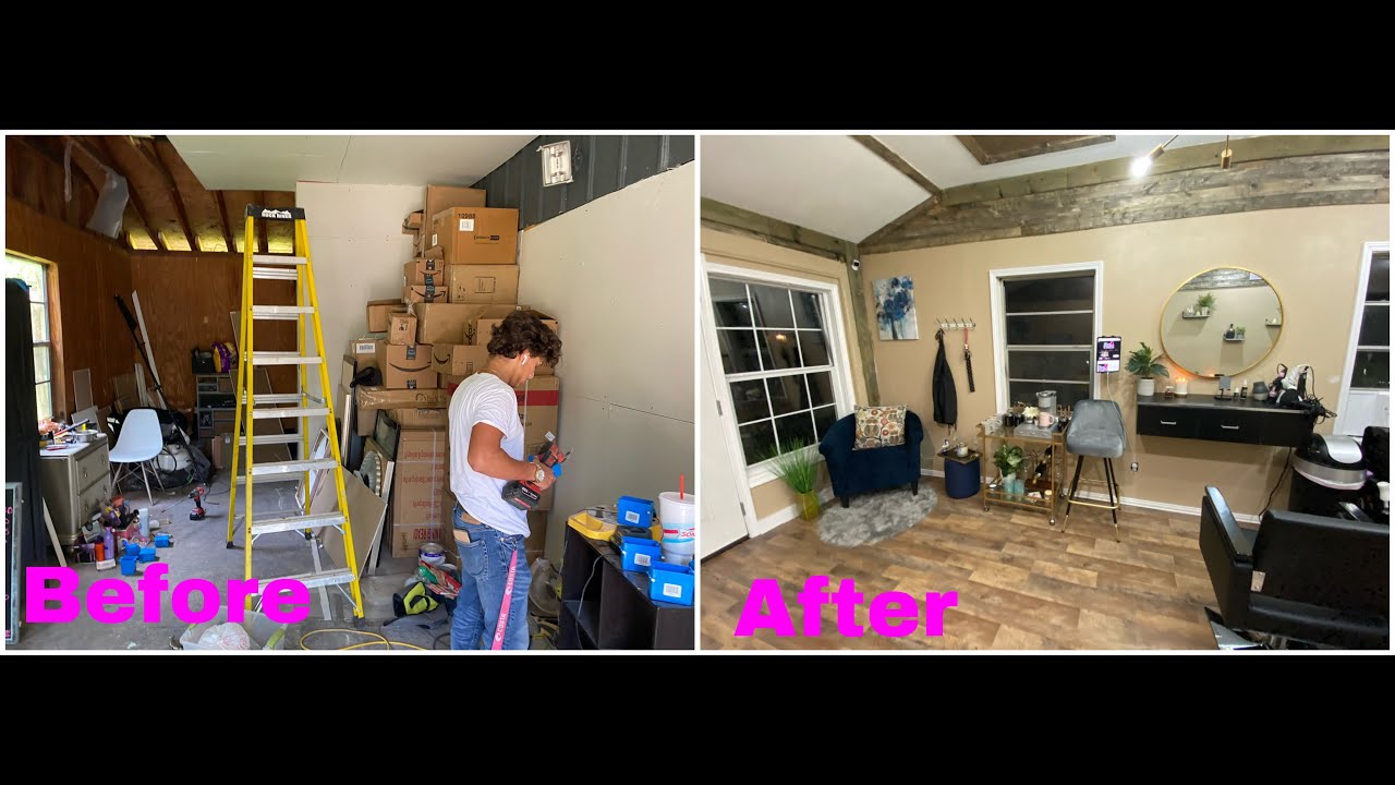 From Garage to Salon Conversion/Salon Tour