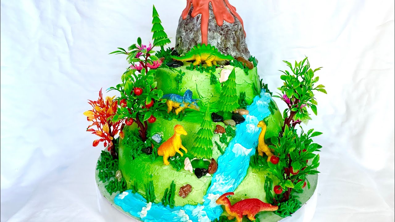 Dinosaurs Cake / Торт с динозаврами