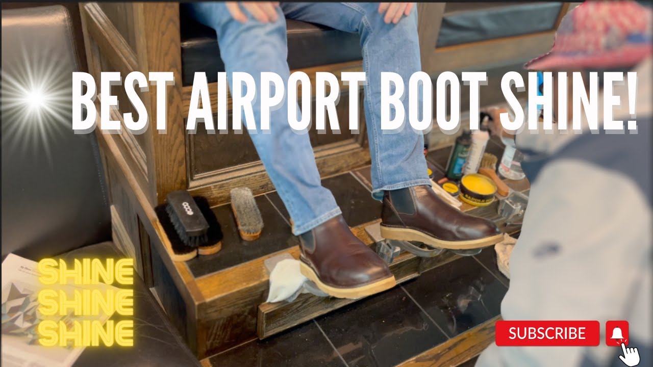 BEST AIRPORT SHOESHINE!!? | Jackson Shine Co.
