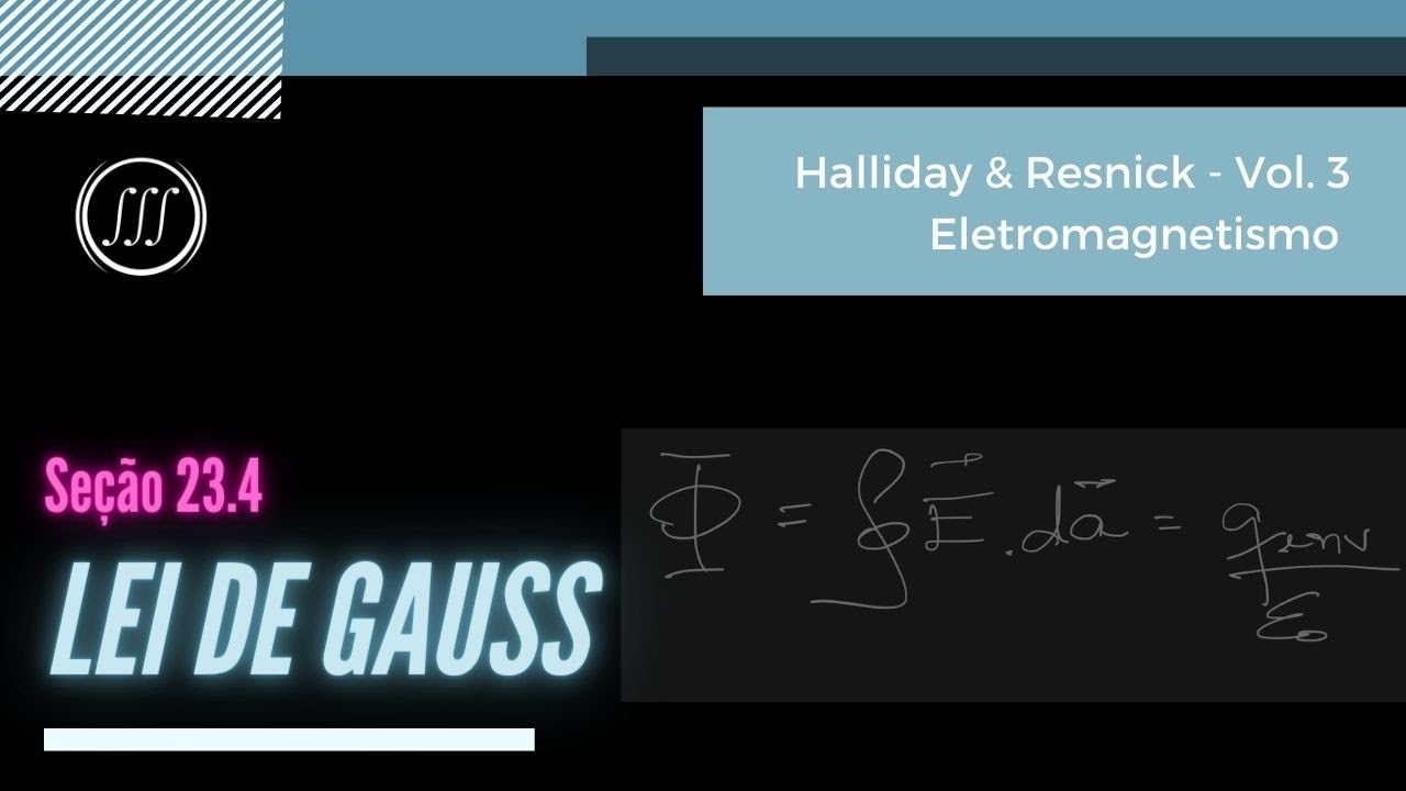 23.4 - Lei de Gauss | Halliday & Resnick - Vol. 3 - Eletromagnetismo