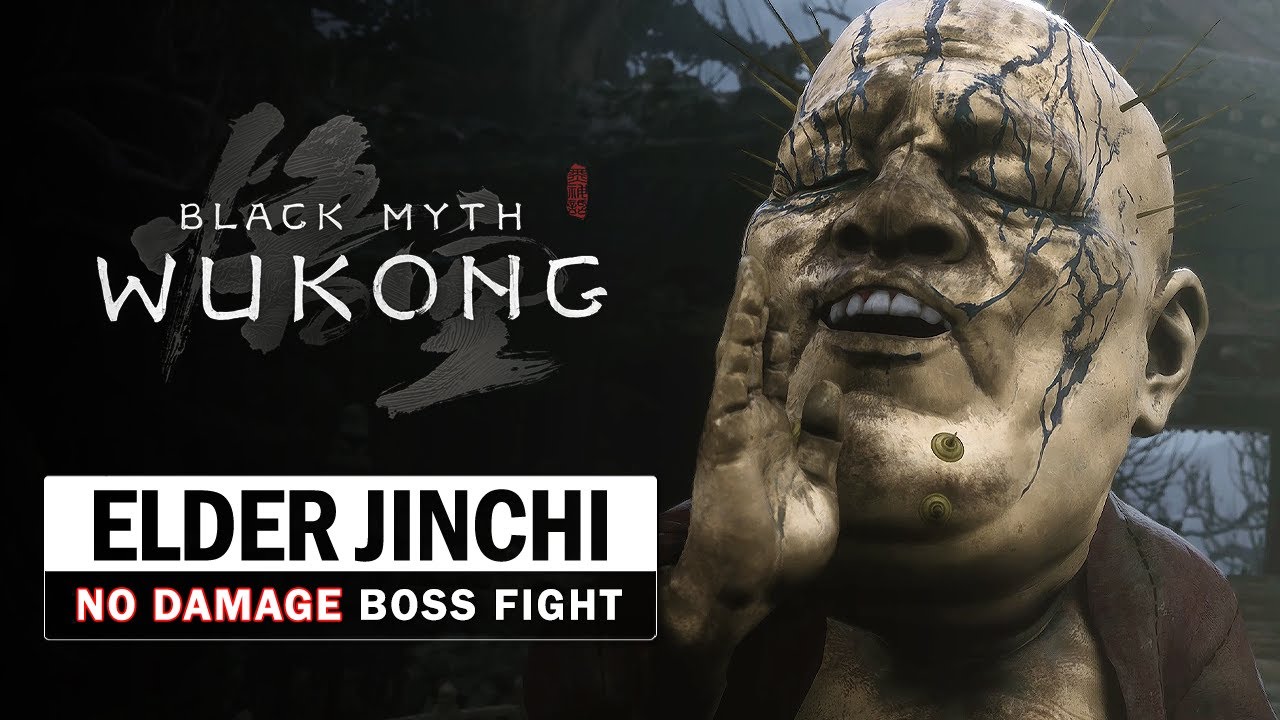 Black Myth Wukong - Elder Jinchi Boss Fight (No Damage Taken)