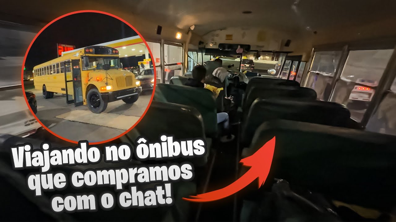 RATÃO NO ÔNIBUS QUE O CHAT COMPROU: DIRIGINDO PELOS EUA!