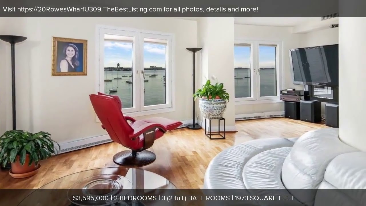 20 Rowes Wharf U:309, Boston Waterfront, MA Presented by Michelle Easter.