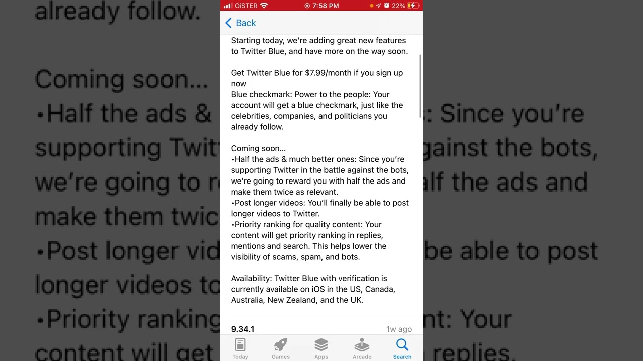 CAN&rsquo;t UPGRADE to TWITTER BLUE $7.99? Here is why