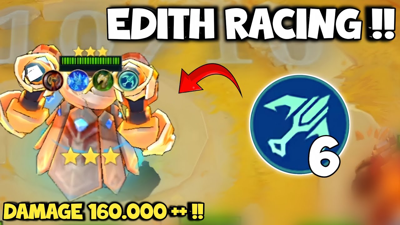 BINTANG 3 EDITH MM RACING !! ATTACK SPEED GACOR PARAH !! MAGIC CHESS GOGO COMBO TERKUAT