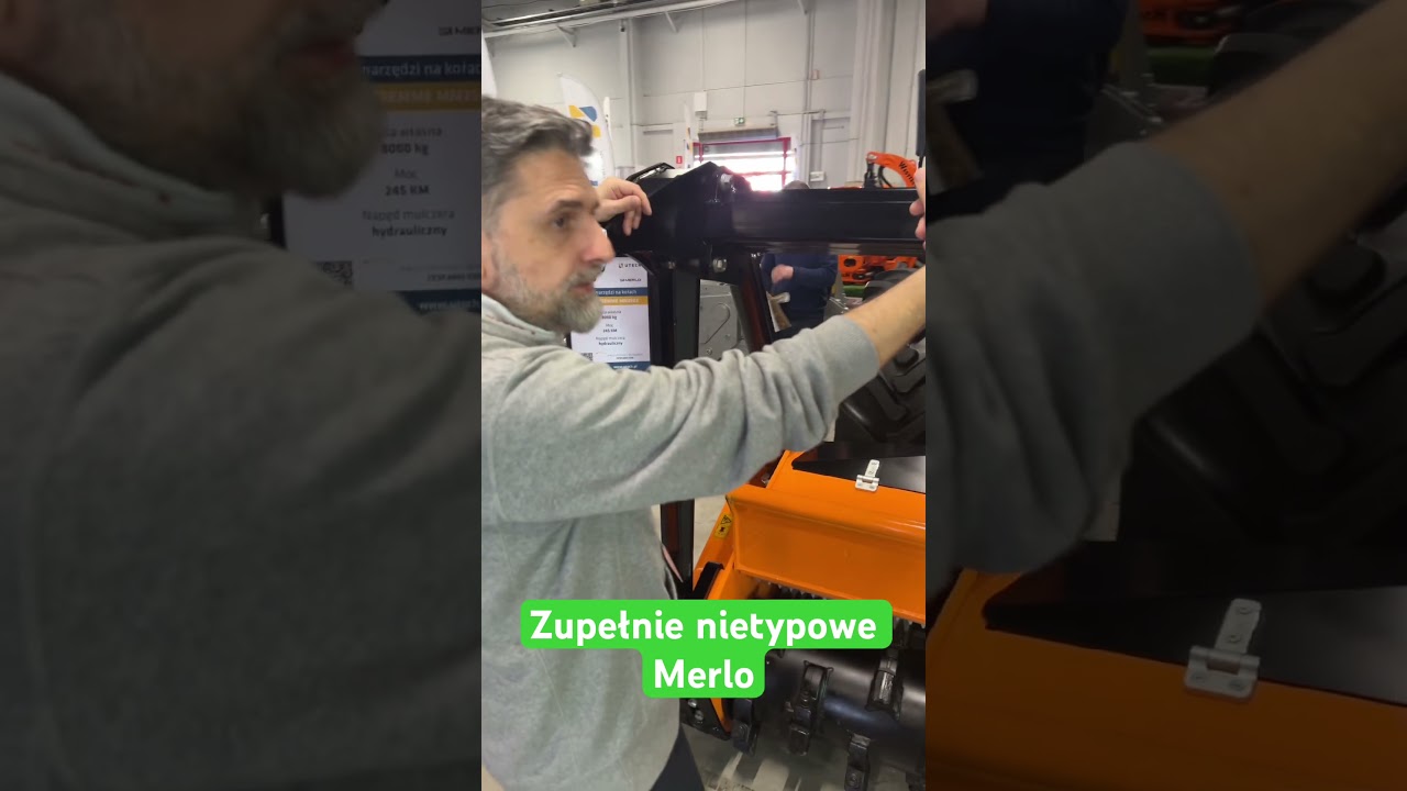 Nośnik narzędzi Merlo Treeme, ciekawostka na targach Agrotech #merlo #farmerpl
