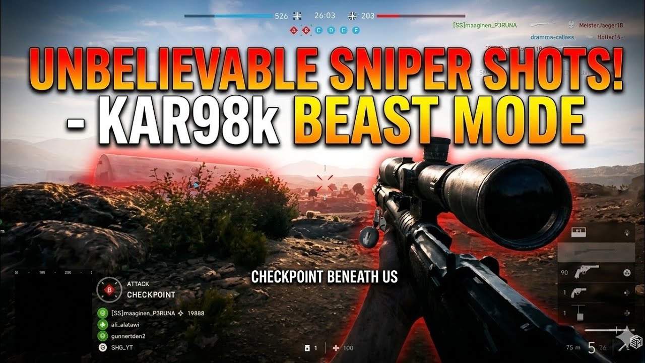 Krag-Jørgensen DOMINATES in Battlefield V! | Elimination Highlights