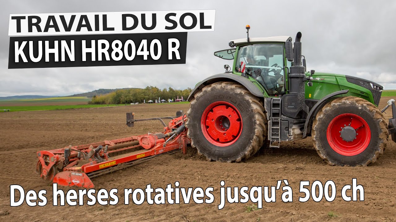Herse rotatives KUHN HR6040 R / HR7040 R / HR8040 R