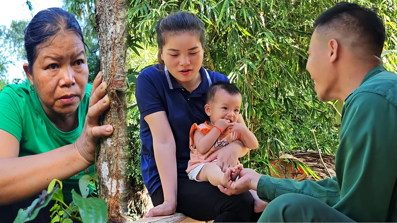 17-year-old mom harvests limes & papaya flowers, finished new house with husband, mom-in-law jealous