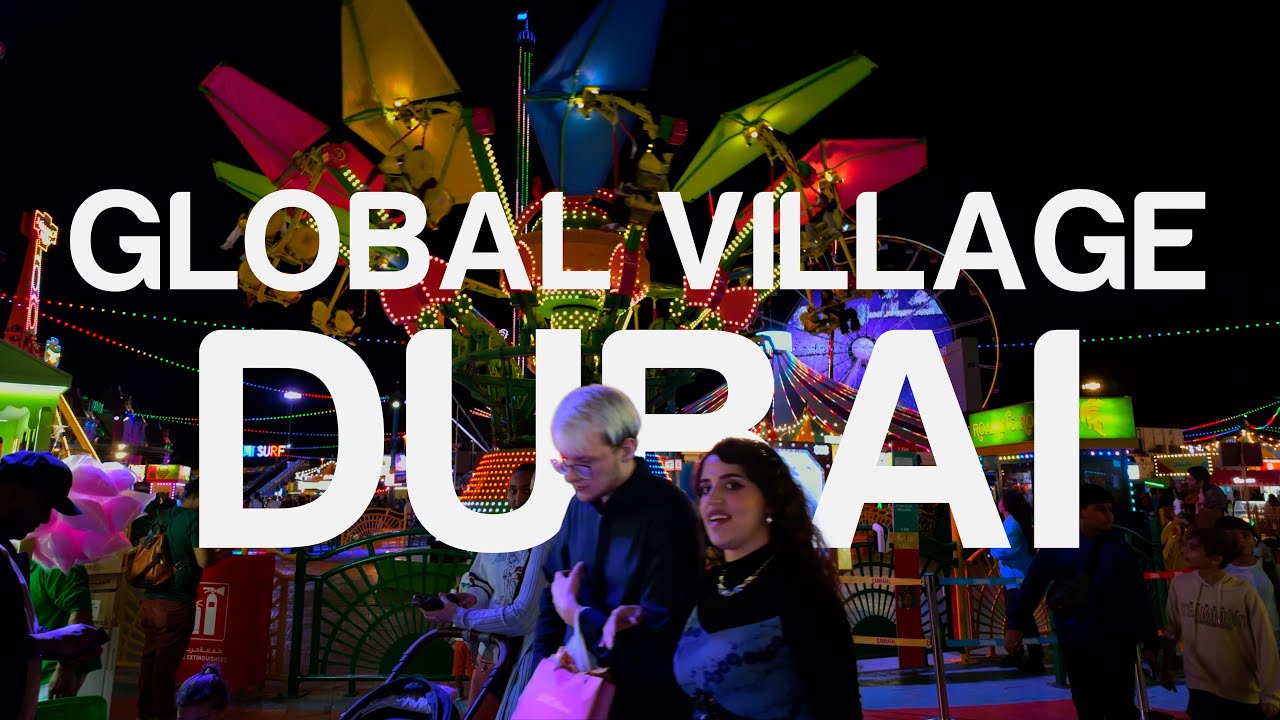 Global Village Dubai 4K HDR Cinematic | A World of Culture and Adventure 🌍
