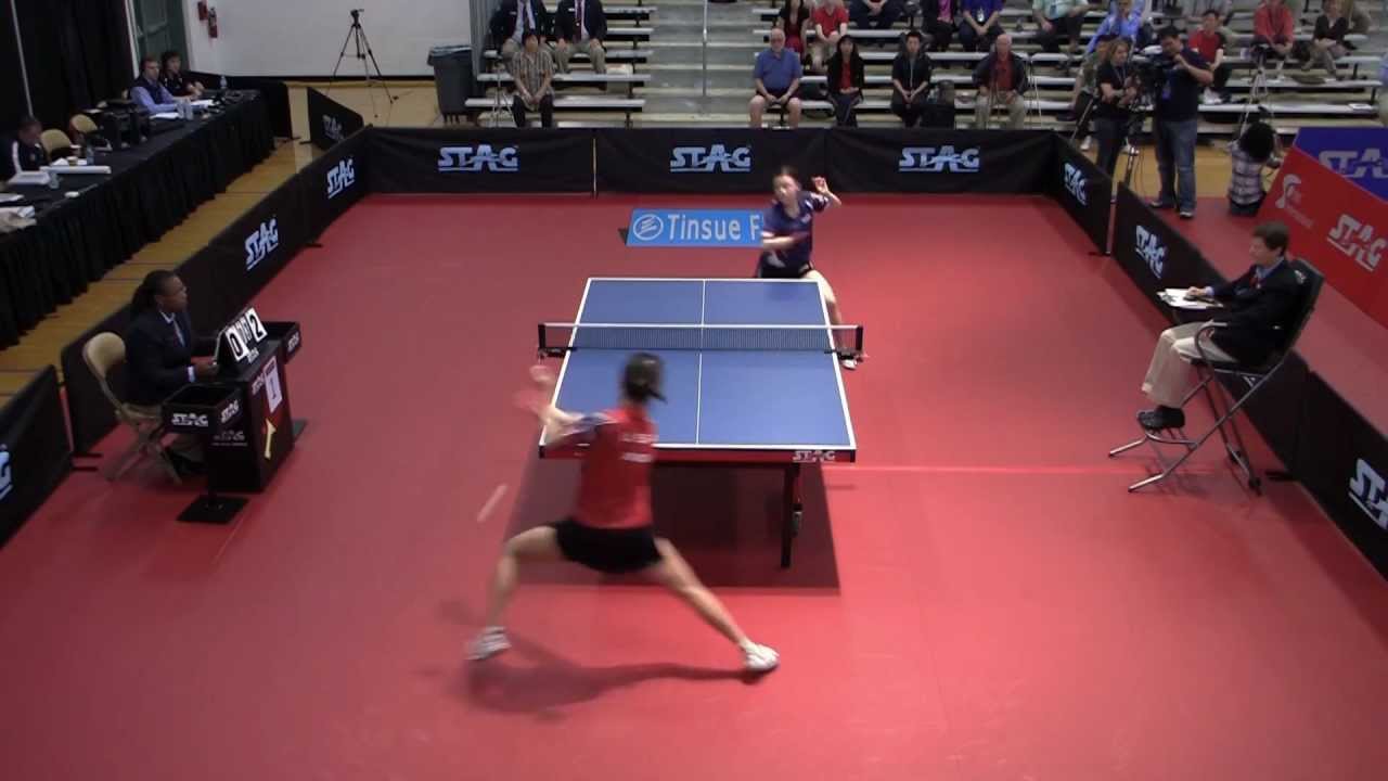 Women's Singles Event 1 SF: Ariel Hsing vs. Erica Wu - 2012 North American Olympic Trials
