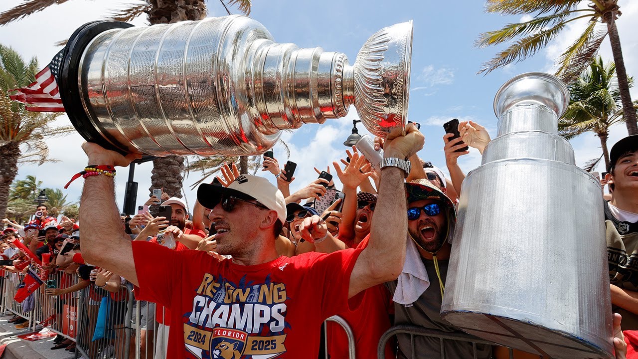 BACK to BEACH 🌴🏆👋 Panthers 2025 Stanley Cup Parade