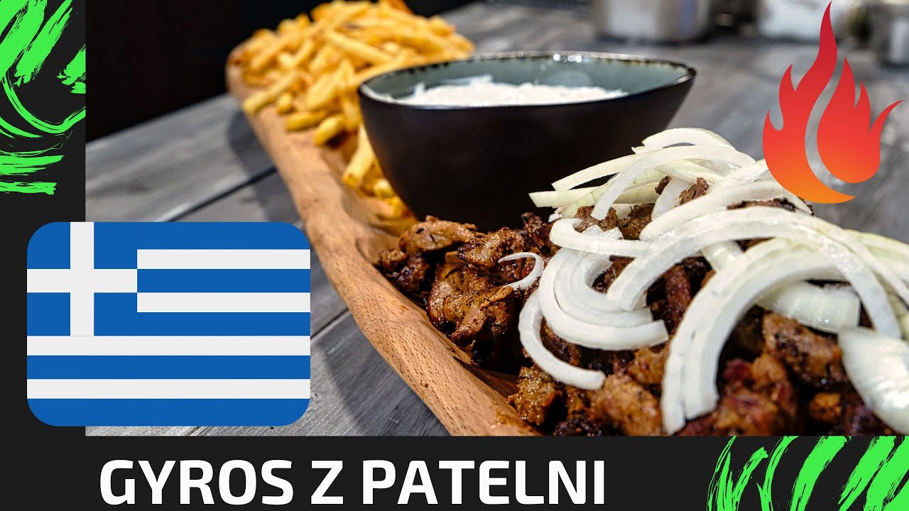 Gyros z patelni...z Tzazykami