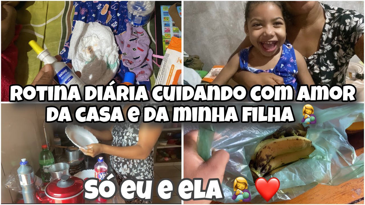Rotina diária cuidando com amor da casa e da minha filha 🏡👩‍🍼| Só eu e ela ❤️