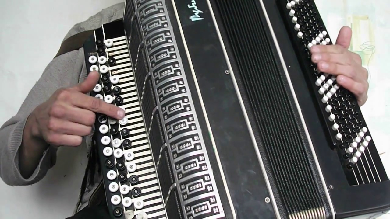 кышкы романс  на баяне видео урок часть 2