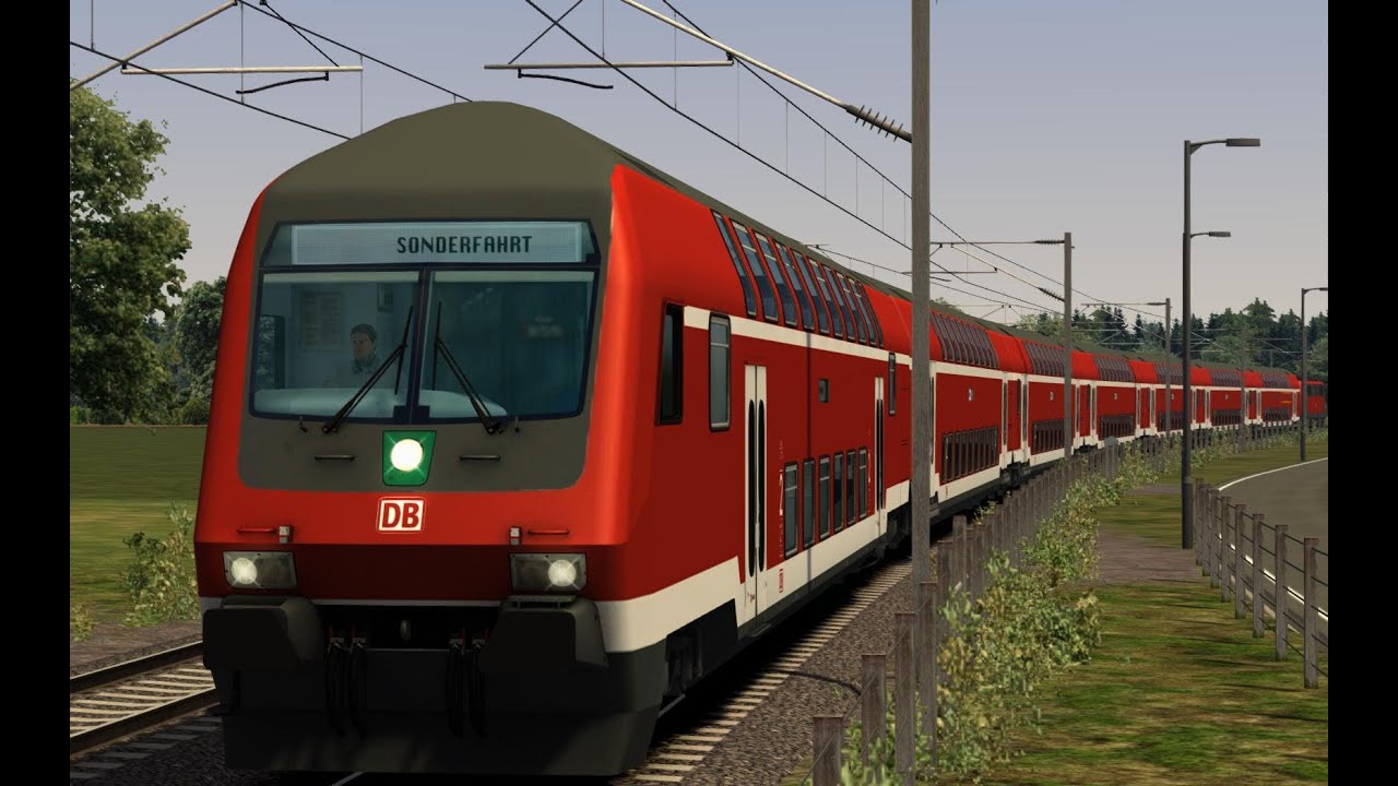 LET`S PLAY Train Simulator 2014 / Zur EM durch`s Dreiländereck