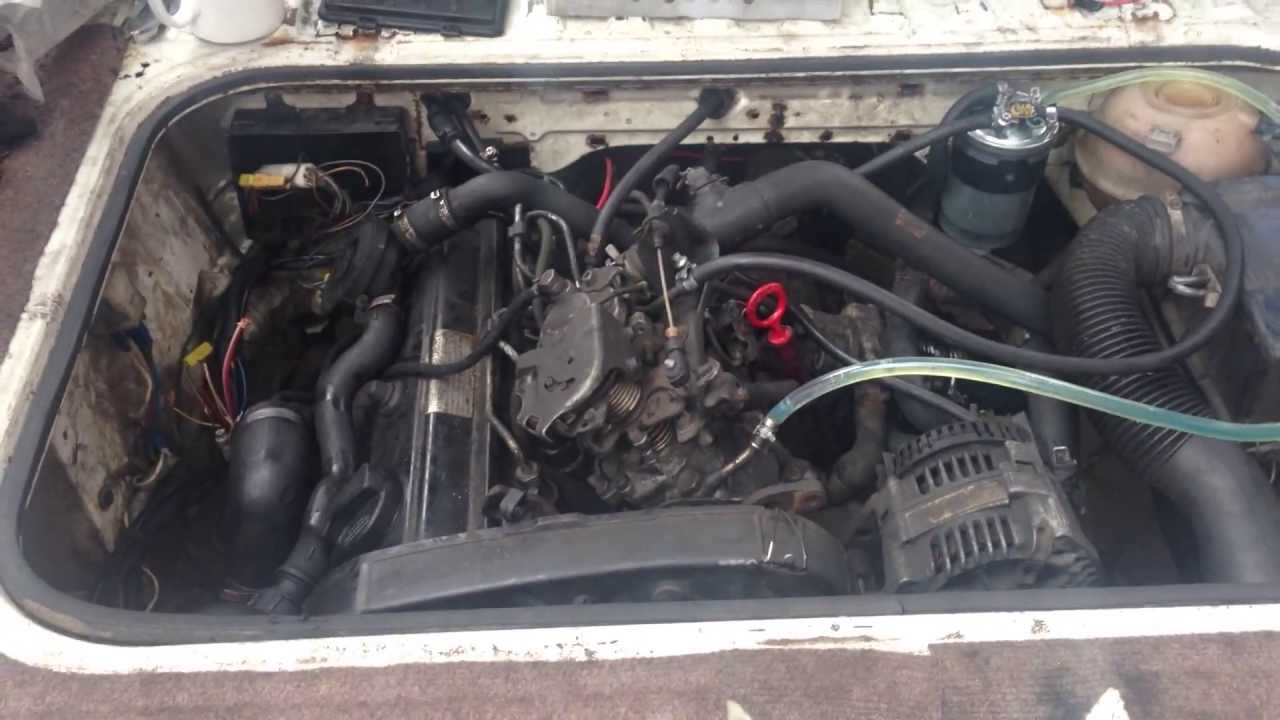 VW T25 T3 Vanagon 1.9 TD AAZ back running :D
