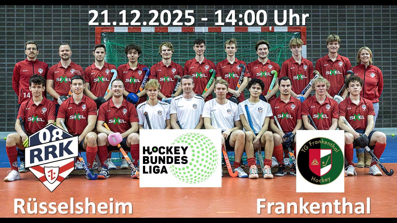 2. Bundesliga Hockey - Herren - Halle - Gruppe Süd - Rüsselsheimer RK vs. TG Frankenthal