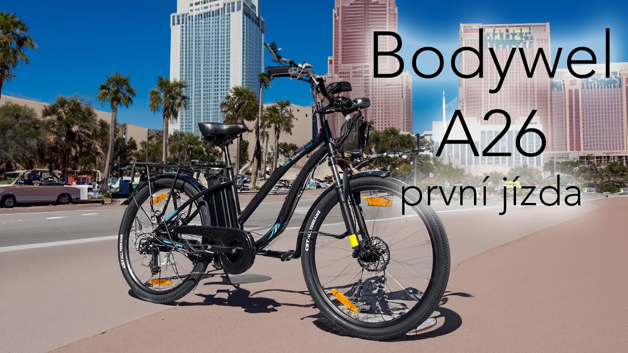 Body wel A26 - nejvíc pohodový ebike 😅. První jízda 🚲