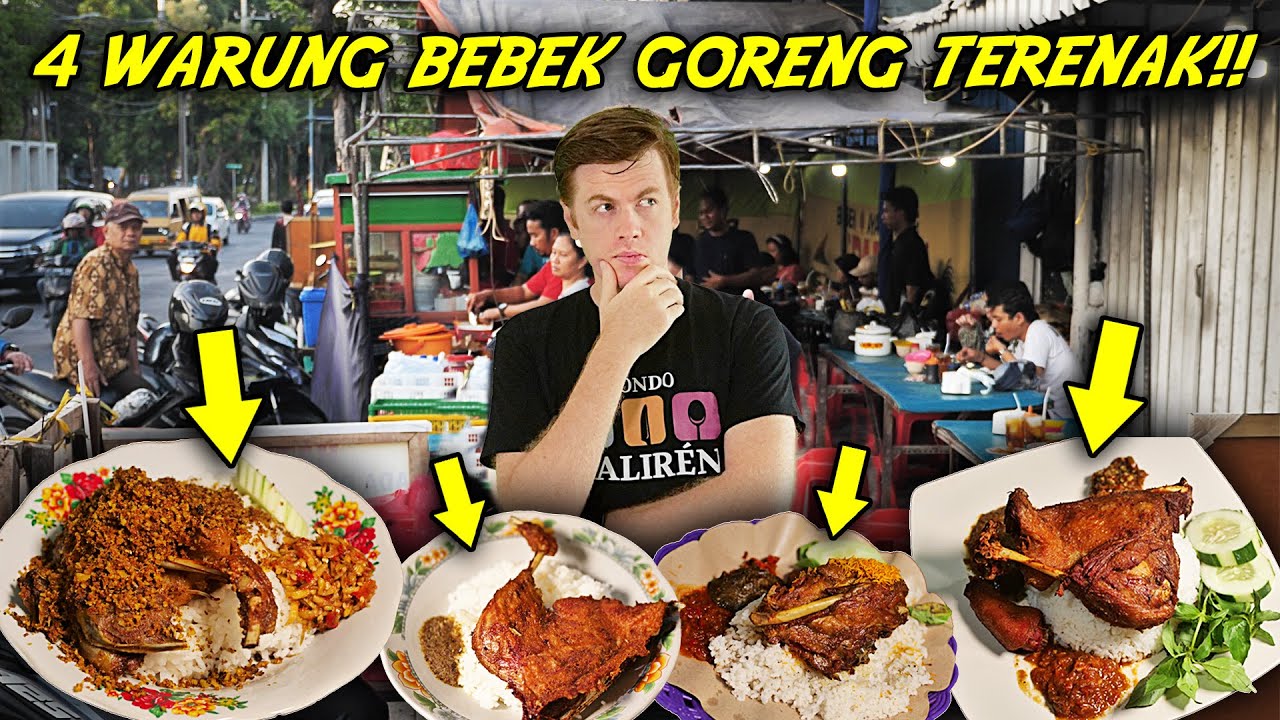 4 BEBEK GORENG PALING ENAK DI SURABAYA!!