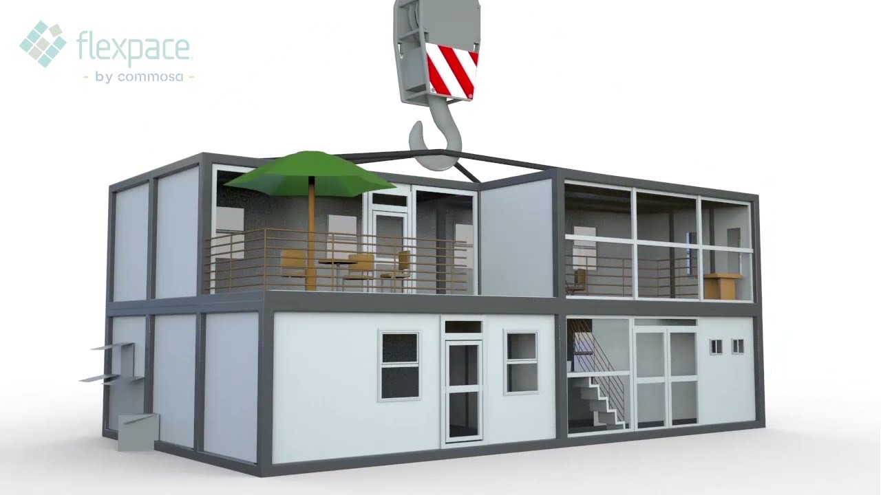 FLEXPACE® contenedor arquitectónico/construcción modular