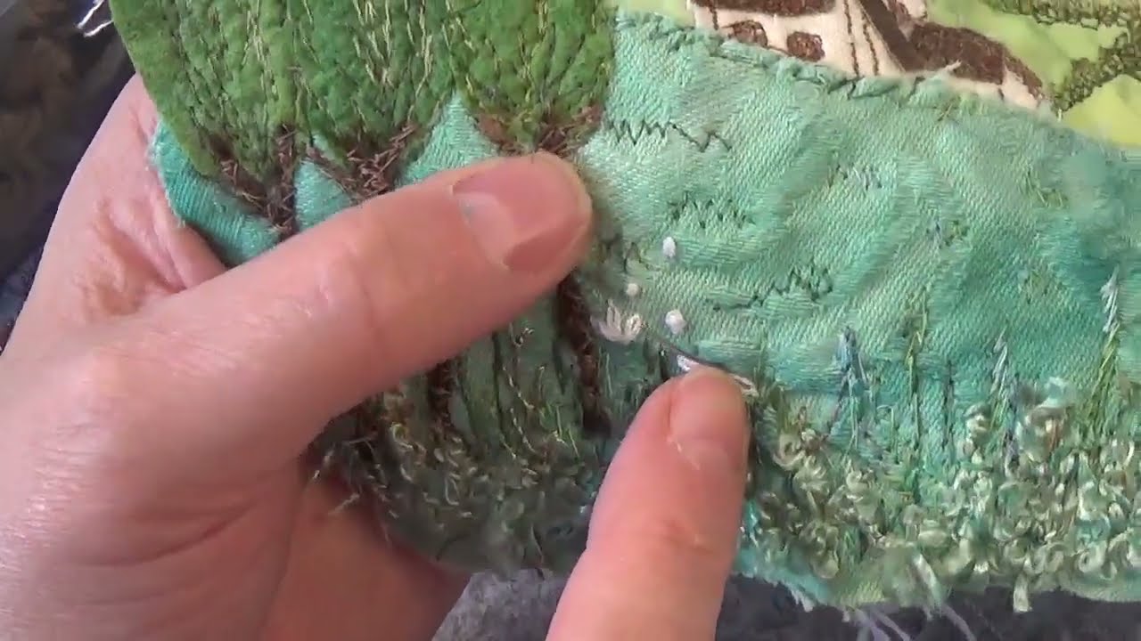 Scrap Fabric Landscape part 2